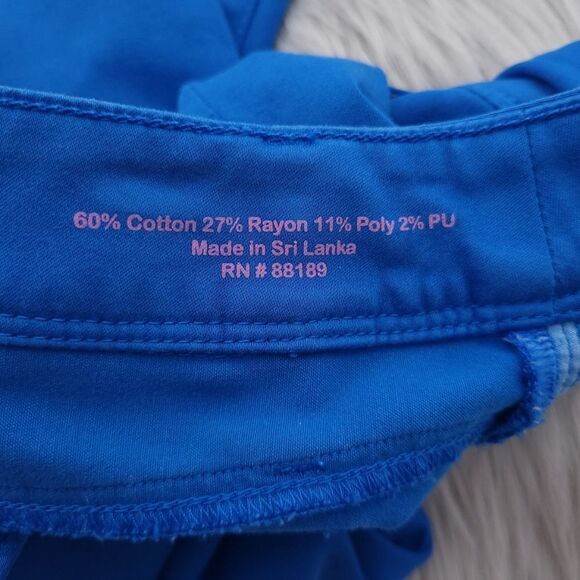 Lilly Pulitzer Women's Size 4 Solid Royce Blue Worth Skinny Mini 55375 - Picture 7 of 9